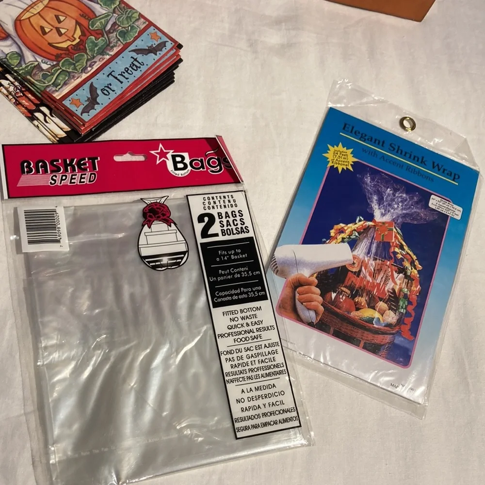 Halloween bundle led orange lights trick or treat  10 bags and more